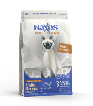 NAXOS CAT STERILIZED - wołowina, bawół i jagnięcina - karma dla kotów sterylizowanych 1,5 kg