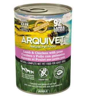 ARQUIVET MOKRA KARMA DLA PSA Z jagnięciną i kurczakiem 400G