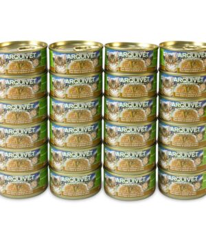 Arquivet Puszka dla kota z tuńczykiem i sardelką 24 x 80 g