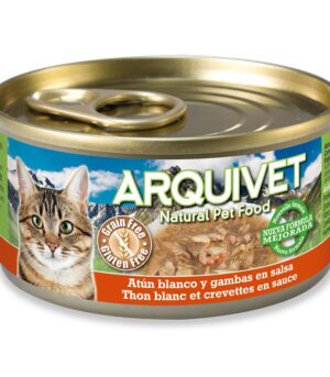 Arquivet Puszka dla kota o smaku tuńczyka i krewetek 80 g