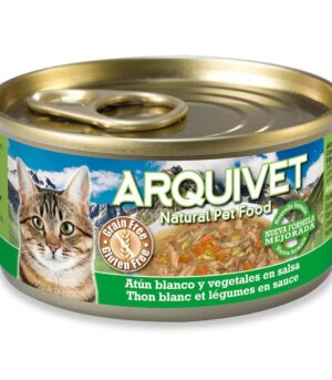 Arquivet Puszka dla kota o smaku tuńczyka z warzywami 80 g