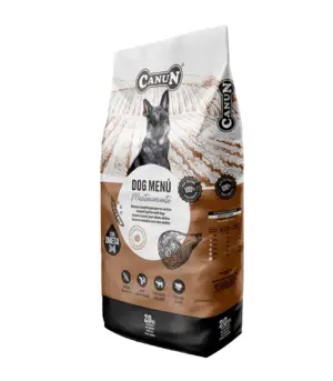 Canun dog menu 20kg karma dla psów z wołowiną dla spokojnych psów