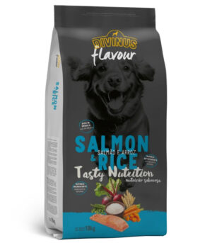 Divinus FLAVOUR DOG - łosoś z ryżem 18 kg