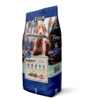 Canun Terra Enervit 18 kg karma dla psów dorosłych lekkostrawna