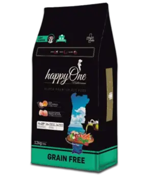 happyOne Grain-Free Mediterraneum Light & Senior dla psich seniorów SUPER PREMIUM 12KG