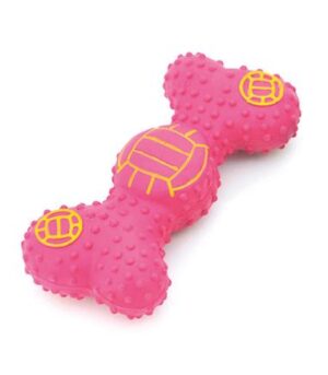 ARQUIVET Różowa lateksowa kość dla psa - 13 cm