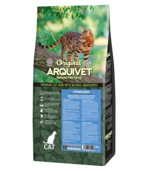 ARQUIVET CAT Original dla kotów sterylizowanych łosoś z ryżem 1,5 kg
