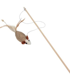 ARQUIVET Zabawka dla kota wędka z myszką 40 cm