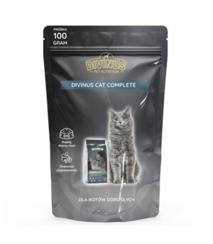 PRÓBKA DIVINUS CAT COMPLETE DLA KOTÓW DOROSŁYCH 100g