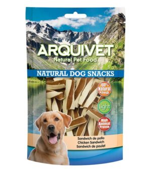 ARQUIVET Przysmak dla psa sandwich skręcany z kurczaka 100g
